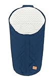 Fillikid Sommerfußsack Light Small Exclusiv/Baby Fußsack 80x40cm / Fußsack Gruppe 0+ für Babyschale Kinderwagenwanne Tragetasche/Universal Kinder Fußsack ab Geburt waschbar