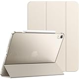 JETech Hülle für iPad Air 13 Zoll M2 (2024), Dünn Standfuß Hart Rückenschale Smart Abdeckung mit Auto Wachen/Schlafen (Polarstern)