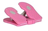 OBABO Mini-Stepper unter dem Schreibtisch, Pedaltrainer, sitzender Stepper klappbarer Fußpeddel, Physiotherapie, lindert Krampfadern (Rosa)