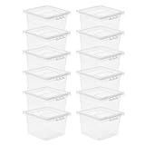 GARVALON 20 Stück Teiliges Reptilien zuchtset mit Belüftung Transparente Aufzuchtbox für Spinnen Schildkröten und Insekten Atmungsaktiver Brutkasten zur Sicheren Haltung und Einfacher