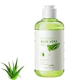Aloe Vera Gel,Natürliches Aloe Vera Feuchtigkeitsgel,Beruhigend und Pflegend,Regeneriert und Beugt Peeling vor After-Sun-Pflege,Spendet intensiv Feuchtigkeitspflege für Gesicht,Körper (1PC, 200ml)
