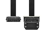 NEDIS Flachkabel SCART Mac Ho - SCART-Stecker auf Angul