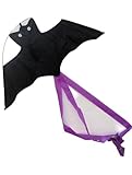 Bdt Drachen, Einleiner, Kite für Kind und Erwachsene *Batkite* inkl. 50m Leine, 60x30cm + 3m Schweif
