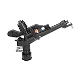 KIMISS G 1? 1/2 Einstellbarer Auswirkungen Bewässerungssprinkler mit Doppelter Düse für eine Effiziente Gartenrasegeserve, Großer Strömung, Rotatierbar für Präzisionsanlagenpflege