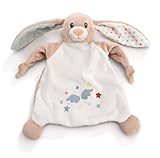 NICI Schmusetuch Hase Fjella 25x25cm-rosa-Kuscheltuch für Babys & Kleinkinder, Baby Kuscheltier Schnuffeltuch für Mädchen & Jungen | 61884, rosa