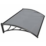 IDMarket Vordach für Haustür, 80 x 120 cm, getönt