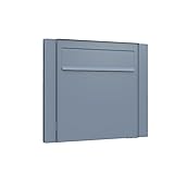 Zaunbriefkasten, Design Zaunbriefkasten Latina in Grau Metallic - Bravios