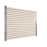 Ultranatura Seitenmarkise Maui, ausziehbares Seitenrollo als Sichtschutz und Windschutz für Balkon und Terrasse, ca. 300 x 180 cmUltranatura Seitenmarkise Maui,Sichtschutz, 300 x 180 cm (LxH)