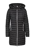 s.Oliver Lange Steppjacke mit Abnehmbarer Kapuze Black 38