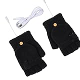 dmqdu Beheizte Handschuhe, beheizte Handschuhe für Damen, Winterhandwärmer USB | Handschuhe Unisex für den Winter, warme Handschuhe für Laptop für Abenteuer im Freien
