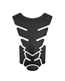 KGDUYC 1 Stück Tankpad Protector 3D,Tankpad Aufkleber Protector Tank Traction Pads,Tankpad Tankschutz Motorrad Universell,Schwarz,für niversal Motorrad Gas Heizöl - pvc