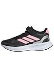 adidas RUNFALCON 5 Shoes Kids Laufschuhe, Core Black/Pink/Silver Metallic, 31 EU