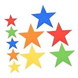 Supvox 10 Stück Stern Förmige Spot Marker für Agility Training rutschfeste Bodenmarkierer für Sport und Klassenzimmer Aktivitäten