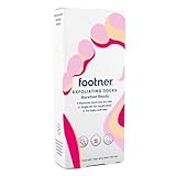 Footner Fußmaske - Fußpeelingsocken Maske für raue Haut - Hornhaut Socken für glatte und weiche Füße - Entfernung von rauer Haut in einer einzigen 60-minütigen Anwendung - Für babyweiche Füße
