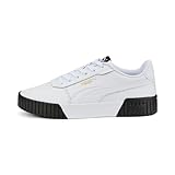 PUMA Damen Carina 2.0 Sneaker, White White Team Gold Black, 40.5 EU