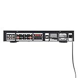 HiFi Verstärker 600W,5.1 Surround Sound Kanal Stereo Verstärker Bluetooth Radio,2 Kanäle Amplifier HiFi Receiver mit Fernbedienung,AV Receiver Höhen und Bässe mit USB/RCA/MIC/FM Radio