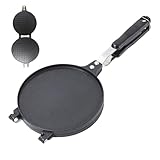 Genérico Waffelmaschine, antihaftbeschichtet, tragbar, für Sandwiches und Desserts, Küchenplatte für Frühstück, Crêpes, Picknick, Reisen, Zuhause und Feiern