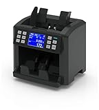 Securina24 Geldzählmaschine für gemischte Scheine Wertzähler Geldzähler Banknotenzähler SR9200