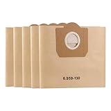 Papierfilterbeutel für Kärcher 6.959-130.0 Staubsaugerbeutel,Staubsaugerbeutel WD3,für WD3 1629 MV3 Premium A2201/2204/2504/2554/2251/2604 Kärcher staubsauger Filtertüten (5 Stück)