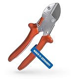 Original LÖWE 5 Profi Gartenschere Amboss 5.107 mit rostfreier und antihaftbeschichteter Stahlklinge - handliche und leichte Baumschere ideal zum Schneiden von Obstbaum Apfelbaum Birnenbaum
