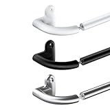 ONPIRA® Gardinenstange Schwarz ausziehbar für Verdunkelungsvorhänge in 3 Farben und 2 Größen auswählbar Raumabdunkelung Vorhangstange Fenster Wandmontage Teleskopstange (Schwarz, 70-120cm)