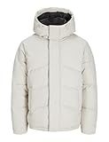 JACK&JONES Herren Jjworld Puffer Jacket Pufferjacke, Moonbeam, L