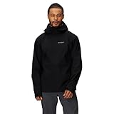 Marmot Herren PreCip Eco Pro Jacket, Wasserdichte Regenjacke, winddichter Regenmantel, atmungsaktiv, faltbarer Hardshell Windbreaker, optimal zum Wandern und Trekking, Black, L