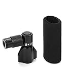 QWORK® CO2 Fahrradpumpe, für Presta & Schrader Ventile, CO2 Fahrradpumpe mit Hülse für Rennrad MTB, ohne CO2 Kartuschen
