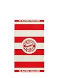 FC Bayern München | Handtuch| Duschtuch | Badetuch | Rot-Weiß | 100 x 50 cm