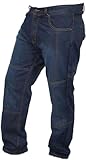 Rider Protec® Herren Motorradhose Jeans mit Hüft- und Knieprotektoren und schützendem Aramid-Futter Bikerhose für Rennfahrer RP-IM-GRP