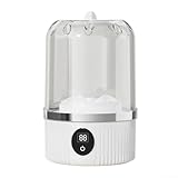 URPIZY Kompakte Tragbare Waschmaschine Mini Automatische Waschanlage Mit LCD-Anzeige Für Unterwäsche Kleinkinder 20.5x12.5x12.5cm