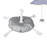 Sonnenschirmständer – zusammenklappbarer Schirmständer für den Außenbereich, tragbar, für Garten, Camping, Grill, stabiler Sonnenschirmständer für Terrasse, Pool