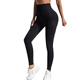 Cellumove 3D Leggings Anti Cellulite Kompression Damen, Bequeme Kompressionsleggins Lipödem, Push Up Scrunch Für Sport (Schwarz, M)
