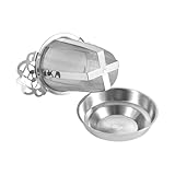 Teesieb aus Edelstahl, Teesieb aus Edelstahl, extra feinmaschiges Teesieb, extra großes Fassungsvermögen, Edelstahl-Teefilter mit Griff