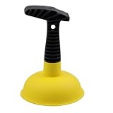 Alipis Küchenabfluss Pümpel mit T Griff Handlicher Abflussreiniger für Waschbecken und Wc Praktischer Saugglocke für Haushaltsspülen und Badabläufe