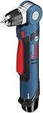 Bosch Professional 12V System Akku Winkelbohrmaschine GWB 12V-10 (inkl. 2x Akku GBA 12V 2.0Ah, Schnellladegerät GAL 12V-40, 1/2 L-BOXX-Einlage für Zubehör, L-BOXX-Einlage, L-BOXX)