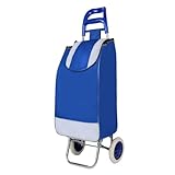 Faltbarer Einkaufswagen mit Rädern – kompakter, langlebiger Trolley für Lebensmittelbesorgungen