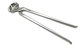 Rhein Instrumente Hufzange für Pferde - Hufschneidezange 35,5 cm aus Carbonstahl- spezielles Messer, um den bestmöglichen Schnitt zu sichern-inkl. Etui