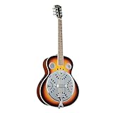 Red Hill Resonator Gitarre, Sunburst, Spider-Cone-Resonator, Laminierte Fichtendecke, Sapele Boden und Zargen, Mahagoni Hals, Walnuss Griffbrett, Aktives Tonabnehmersystem