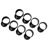 Mikinona Silikon Fingerschutzhüllen für Zungentrommel 8 Stück Rutschfest Langlebig Fingerpicks für Stahltrommel Schutz für Fingerkuppen Beim Musizieren