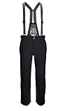 killtec Herren Skihose/Ski-Trägerhose mit abzippbarem Latz und Kantenschutz Larok, schwarz blau, XL, 35244-000