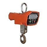 ZKLGS Hängewaage, Drahtlose Fernbedienung Hanging Crane Scale 1T-10T Direktsicht-Fahrwaage Elektronische Hakenwaage Aluminiumgehäuse einseitiges Display(5T)