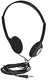 Manhattan Stereo Kopfhoerer Ultraleicht mit verstellbarem Kopfbuegel Leichter Anschluss mit 3,5 mm Stereo-Klinkenstecker 177481, 26 x 115 x 165 mm