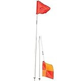 Mitre Faltbare Fußball-Eckflaggen – Set aus 4 Stück, Weiß, Einheitsgröße