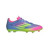 adidas Unisex F50 League Firm/Multi Ground Sneaker, 0, Blue Fusion Lucid Lemon Lucid Pink, 39 1/3 EU