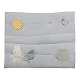 nijntje miffy x Little Dutch NIJN458 Activity Krabbeldecke Laufgittereinlage Hase Miffy - Lucky Leaves (80x100 cm)