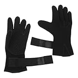 Ciieeo Tauchhandschuhe Neopren 3mm Schnittfeste Wassersporthandschuhe mit Rutschfester Oberfläche für Damen Herren zum Schnorcheln Kajakfahren Speerfischen