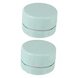 Warmhm Mini- Tischstaubsauger Tragbarer Mini Krümelreiniger Mini-staubreiniger Handstaubsauger Tragbarer Staubsammler Tragbarer Krümelreiniger Green Plastik