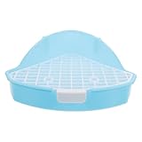 COSMEVIVI Haustiertöpfchen, Haustiertoiletten, Haustier Kaninchentoilette, Haustier Urinal, Töpfchen, Ecktoilette, Haustiertoilette, Katzentoilette, Katzentoilette Für Haustiere, Kleine