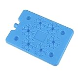 1 x Kühlakku für Lunchbox und Kühler, wiederverwendbar und langlebig, schlankes und leichtes Design für Kinder, lustig und bunt, 1 ml Hundefass (Himmelblau, Einheitsgröße)